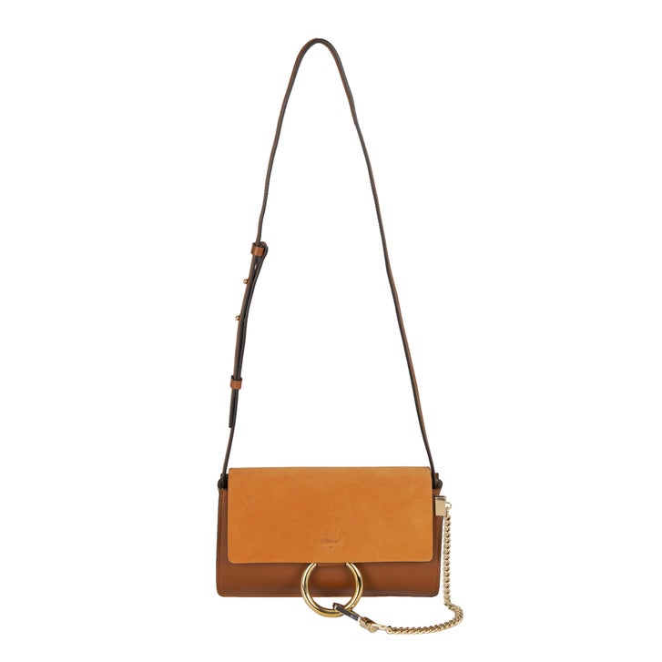 Chloe Faye Small Shoulder Bag, Brown | Costco