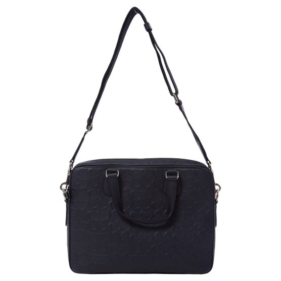 Coach Signature Hudson 5 Briefcase, Midnight | Costco