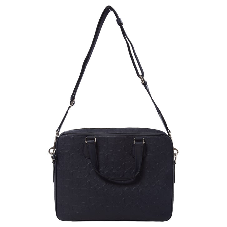 Coach Signature Hudson 5 Briefcase, Midnight | Costco