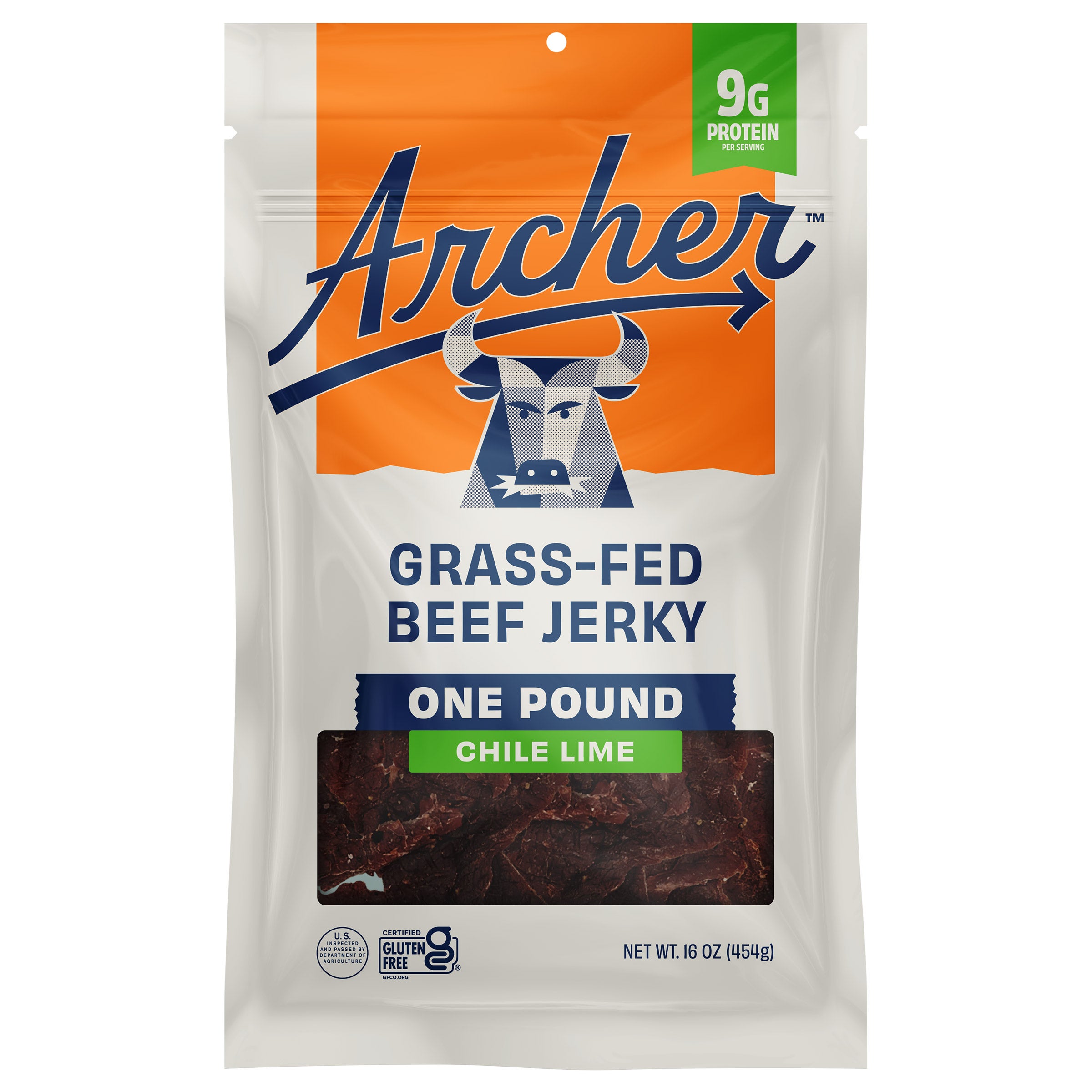 ARCHER CHILE LIME JERKY 16 OZ