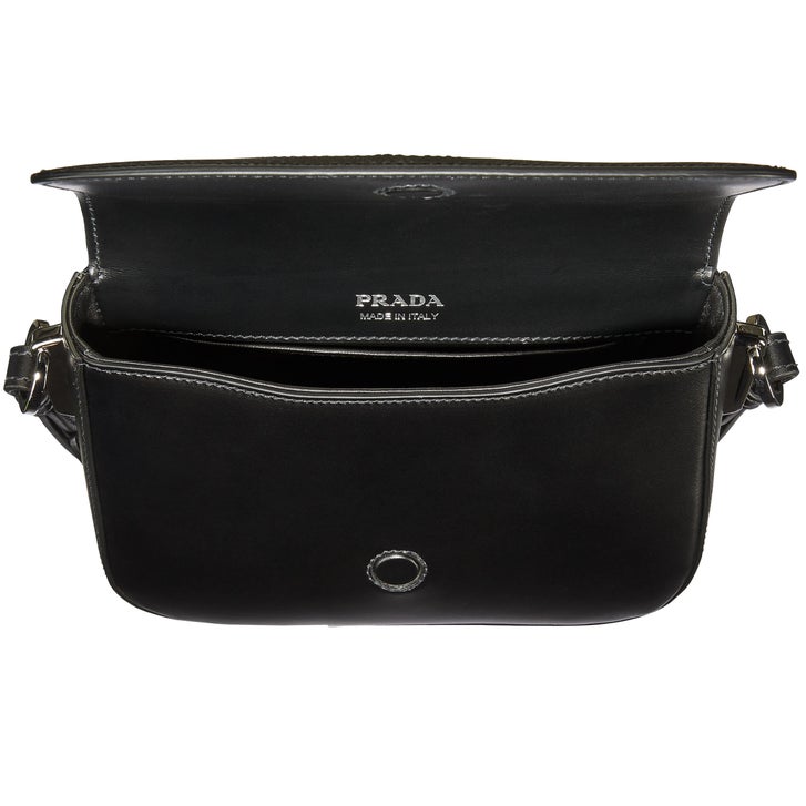 Prada Saffiano Leather ID Bag, Black | Costco