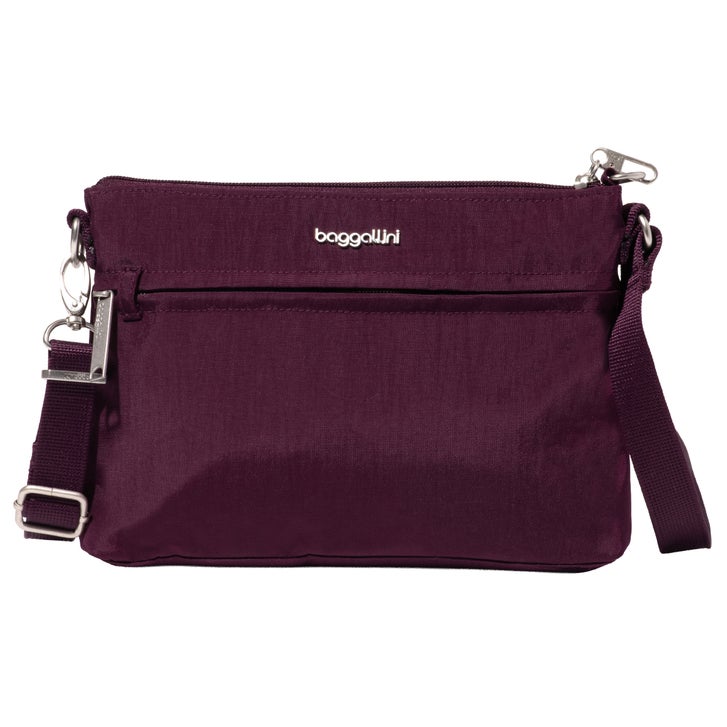 baggallini zipper crossbody travel bag Journey Bags for Women 9x6" Small Lightweight Nylon Zipped Safe Handbag Phone Passport Purse W/Rfid, Apple: Handbags Brilliantly versatile crossbody travel bag with multiple pockets Baggallini Big Zipper Travel Crossbody