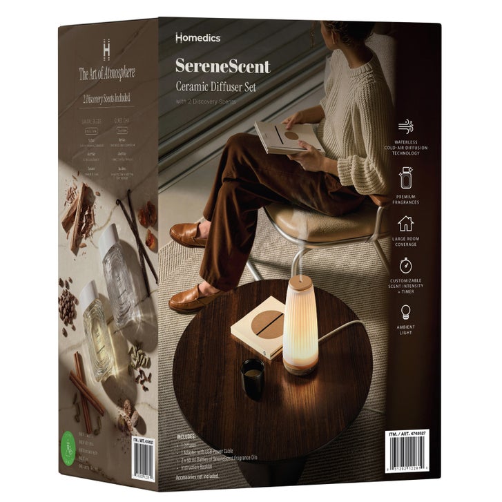 Homedics SereneScent Ceramic Diffuser Set | Costco
