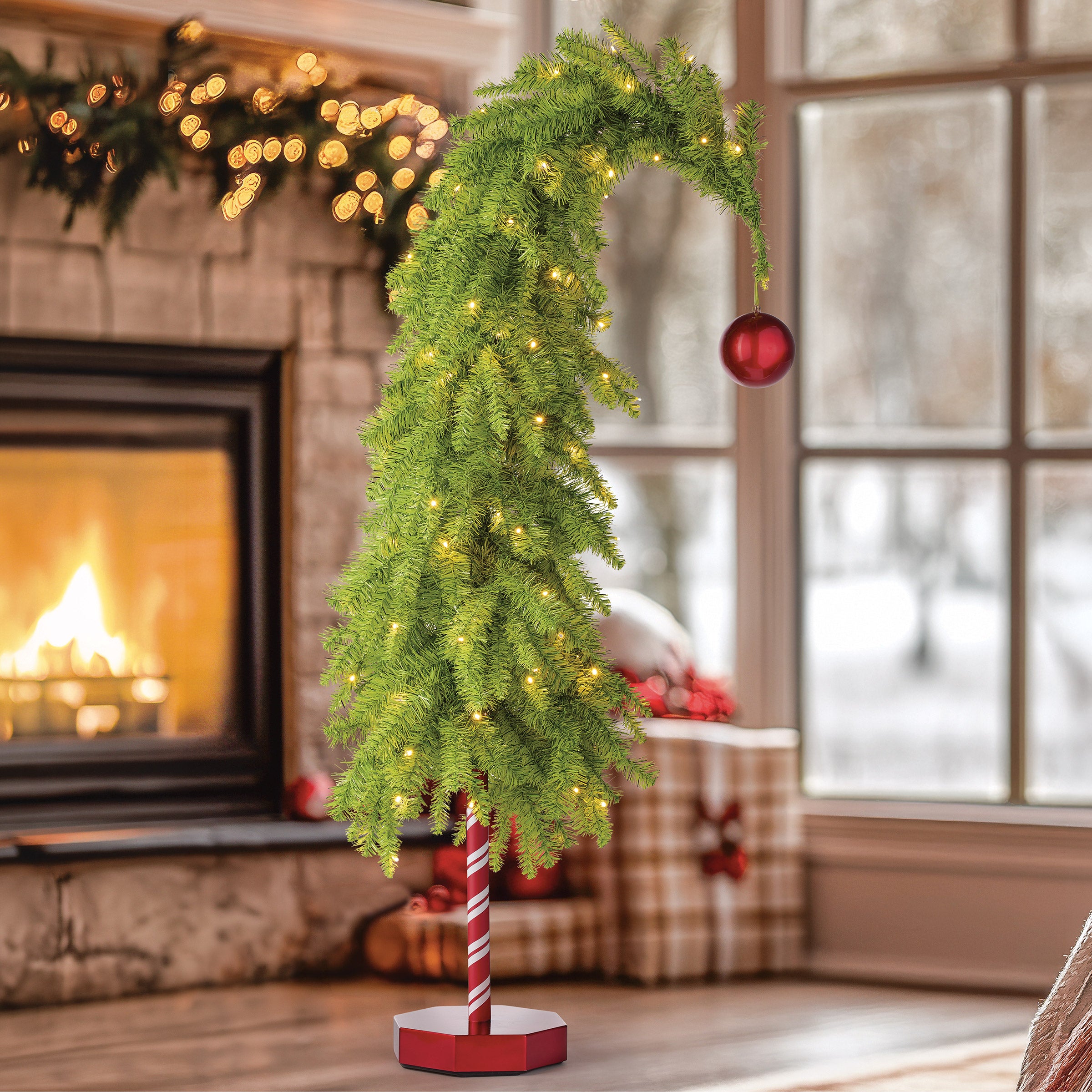 クリスマス Francfranc LED CHRISTMAS TREE 4.5' Pre-Lit Whimsical Tree with LED Lights | Costco