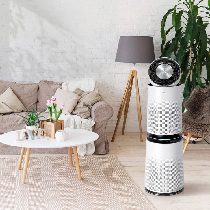 LG PuriCare 360 Dual Filter Air Purifier with 2 Extra Filters | Costco