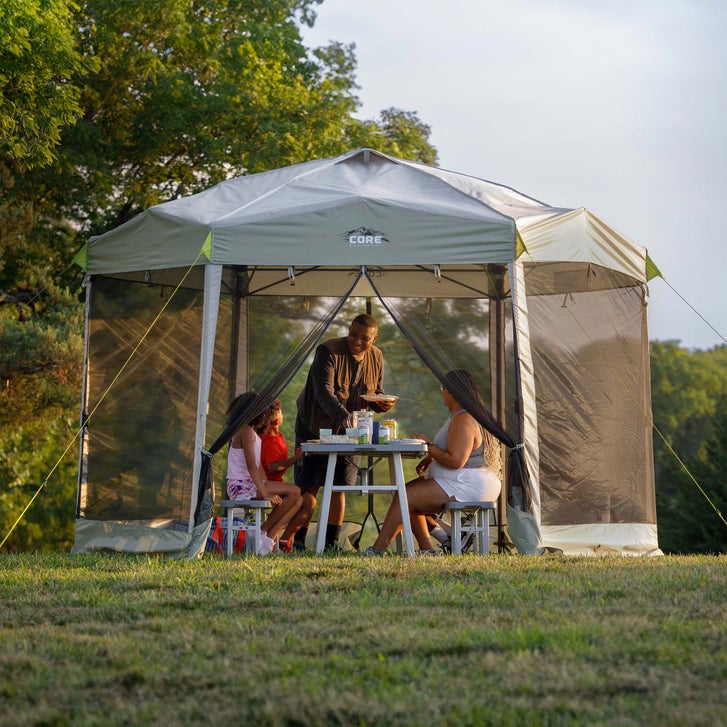 CORE 12' x 10' Center Push Mesh Screenhouse | Costco