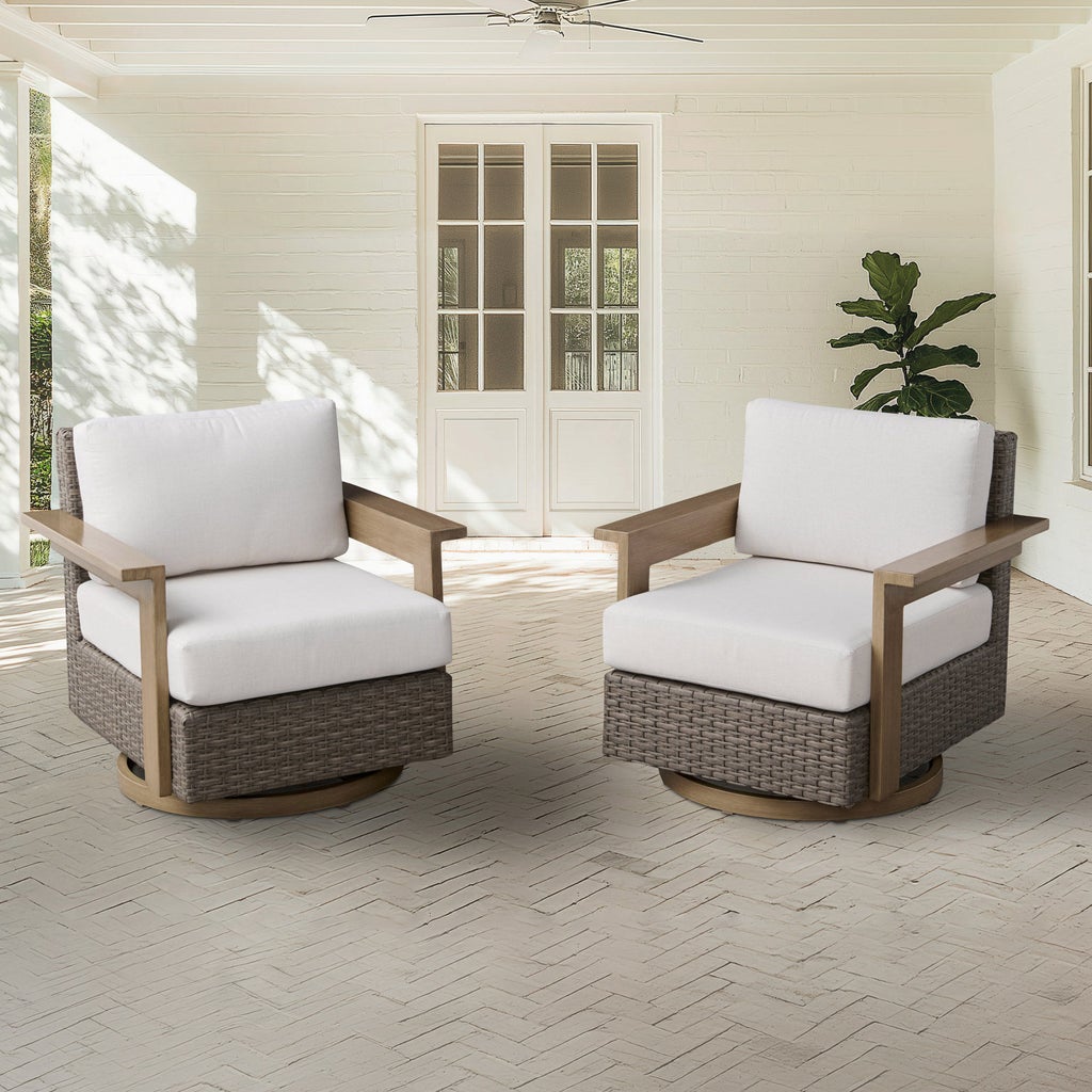 agio international patio furniture costco patio umbrella Napili 5 Piece Fire Pit Chat Set w/ 4 Club Chairs Agio International Fairview Woven Patio