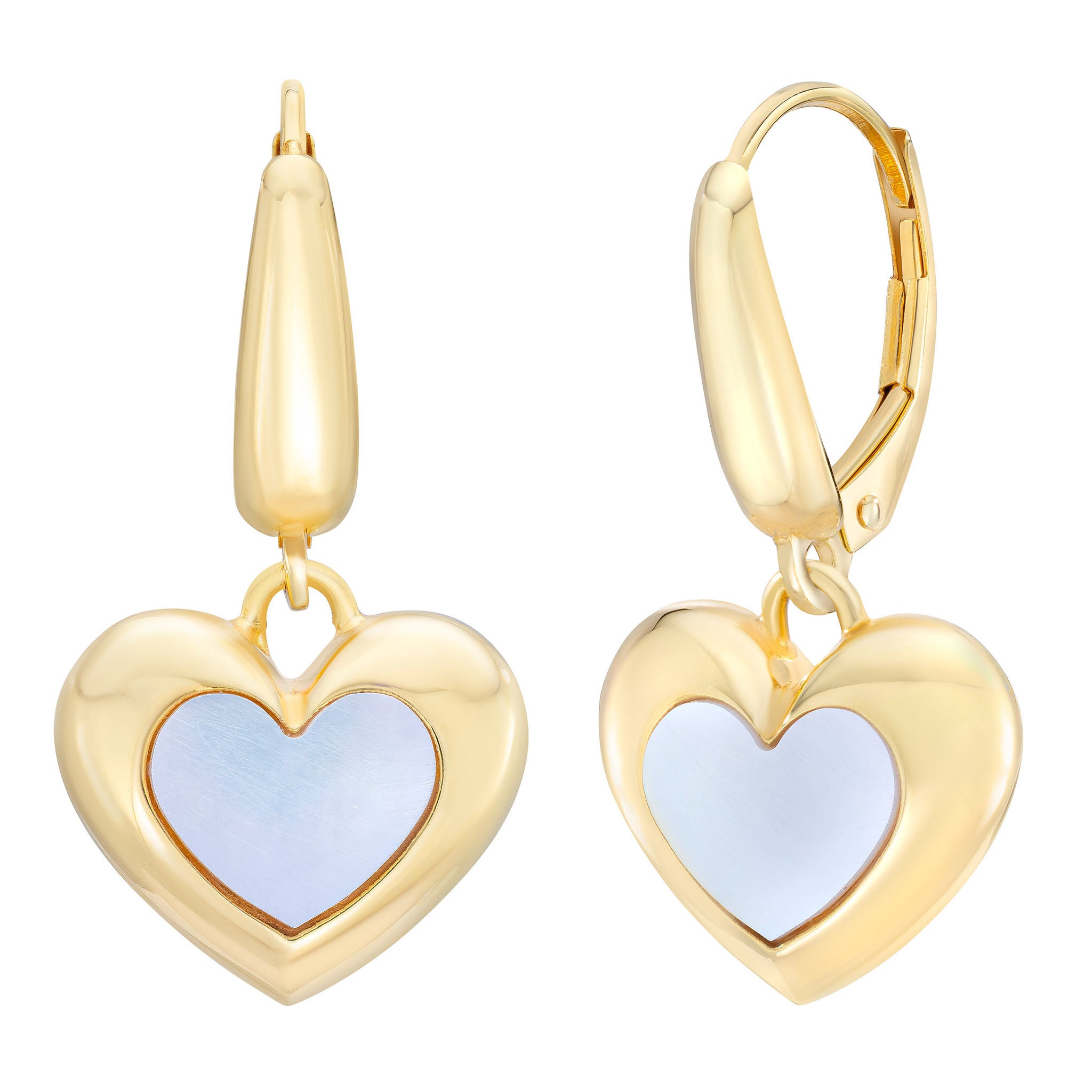 アクセサリー Heart Shell Pearl Tassel Bear Earring Heart Shaped Mother of Pearl Earrings | Costco
