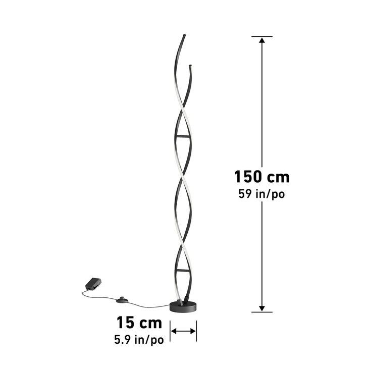 Artika Swirl Floor Lamp | Costco