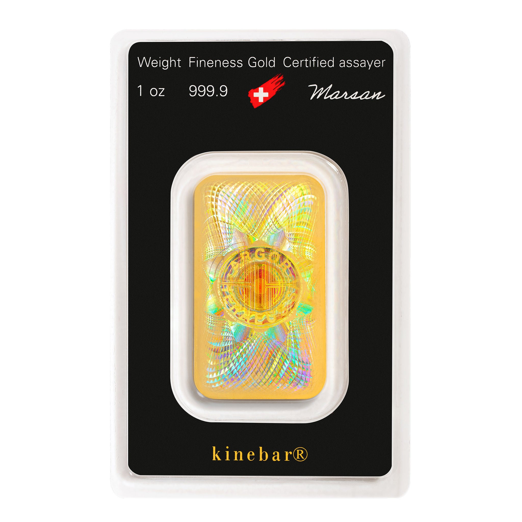 1 oz Gold Argor Heraeus Kinebar (New In Assay) | Costco