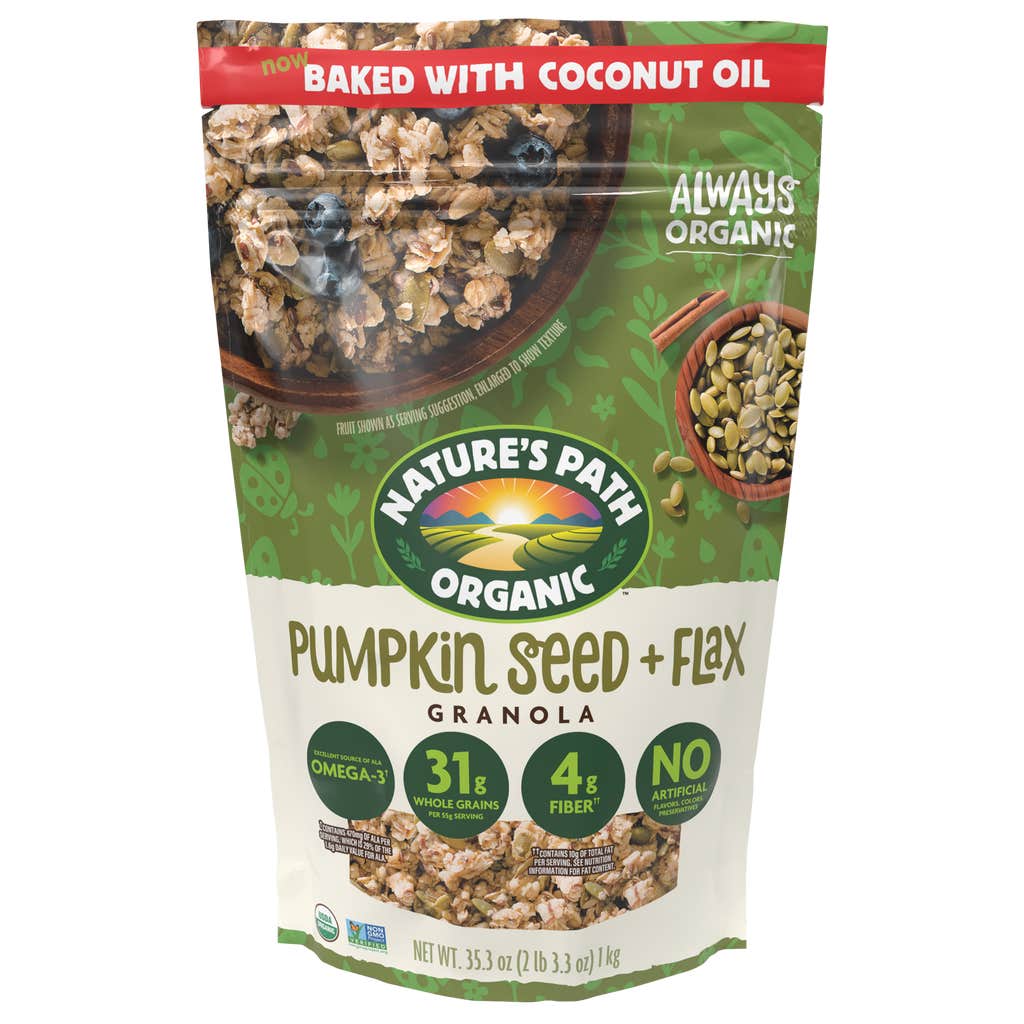 **Nature's Path** Pumpkin Flax Granola, Organic, 35.3 oz