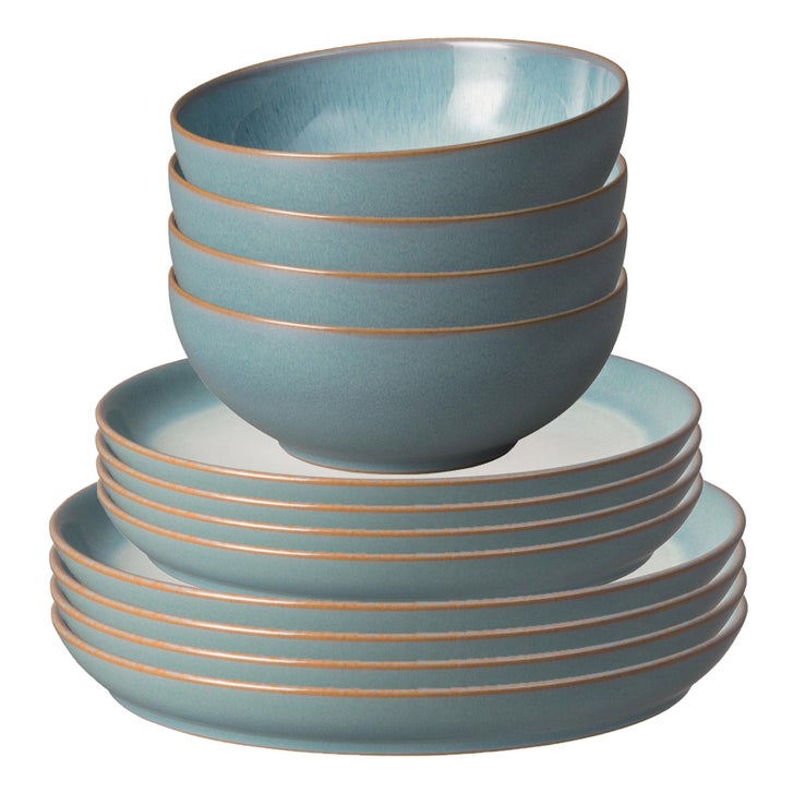 Denby Azure Haze 12-piece Dinner Set | Costco
