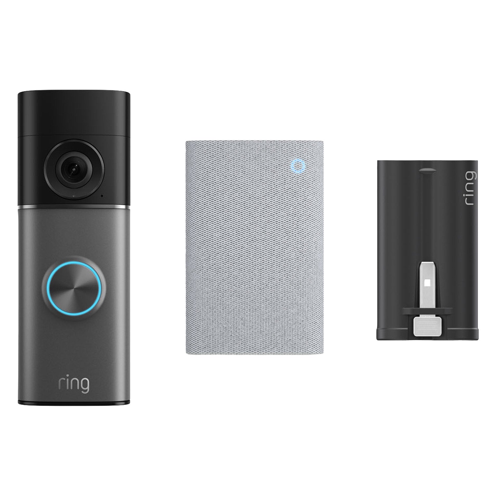 Ring Battery Doorbell Pro with Extra Battery and Chime