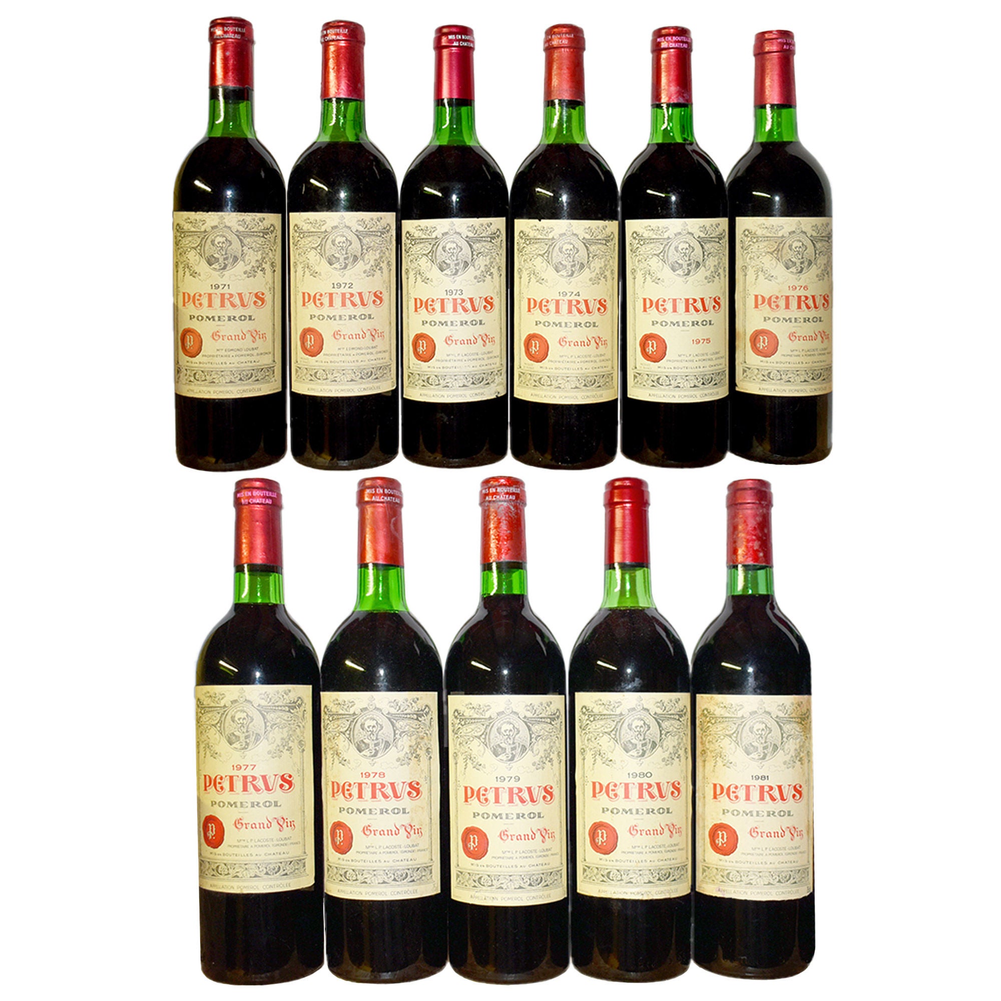 CHATEAU PETRUS 1974 他 全5本セット Chateau Petrus Vertical Set, 11 Pack 750ml CA ONLY (PRE-SALE) | Costco