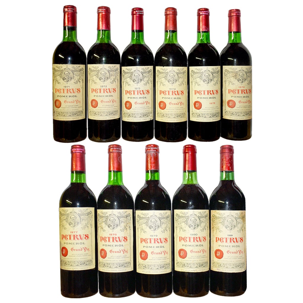 CHATEAU PETRUS 1974 他 全5本セット Chateau Petrus Vertical Set, 11 Pack 750ml CA ONLY (PRE-SALE) | Costco