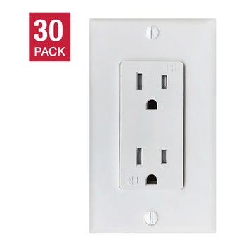 Xtricity - Decorative Duplex Receptacle TR 15 Amp, 30-pack