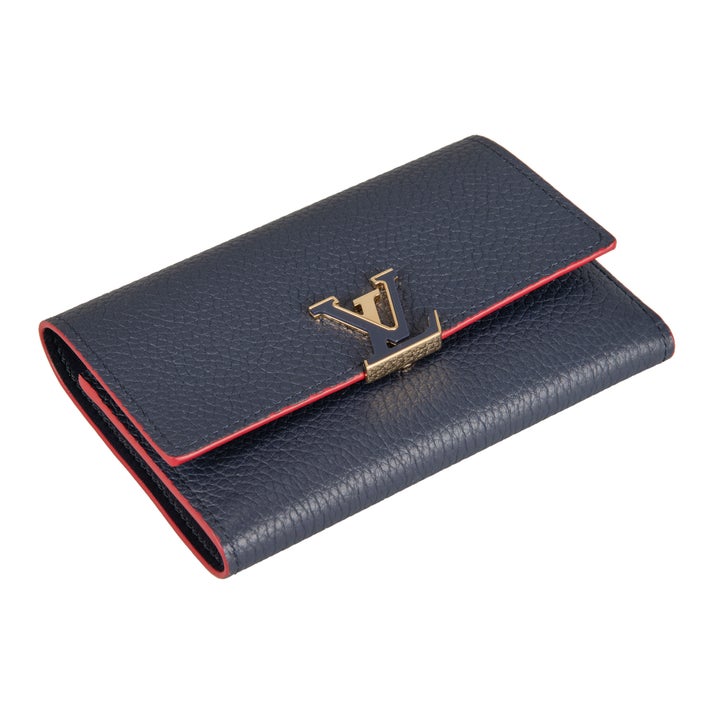 Louis Vuitton Capucines Wallet, Blue | Costco
