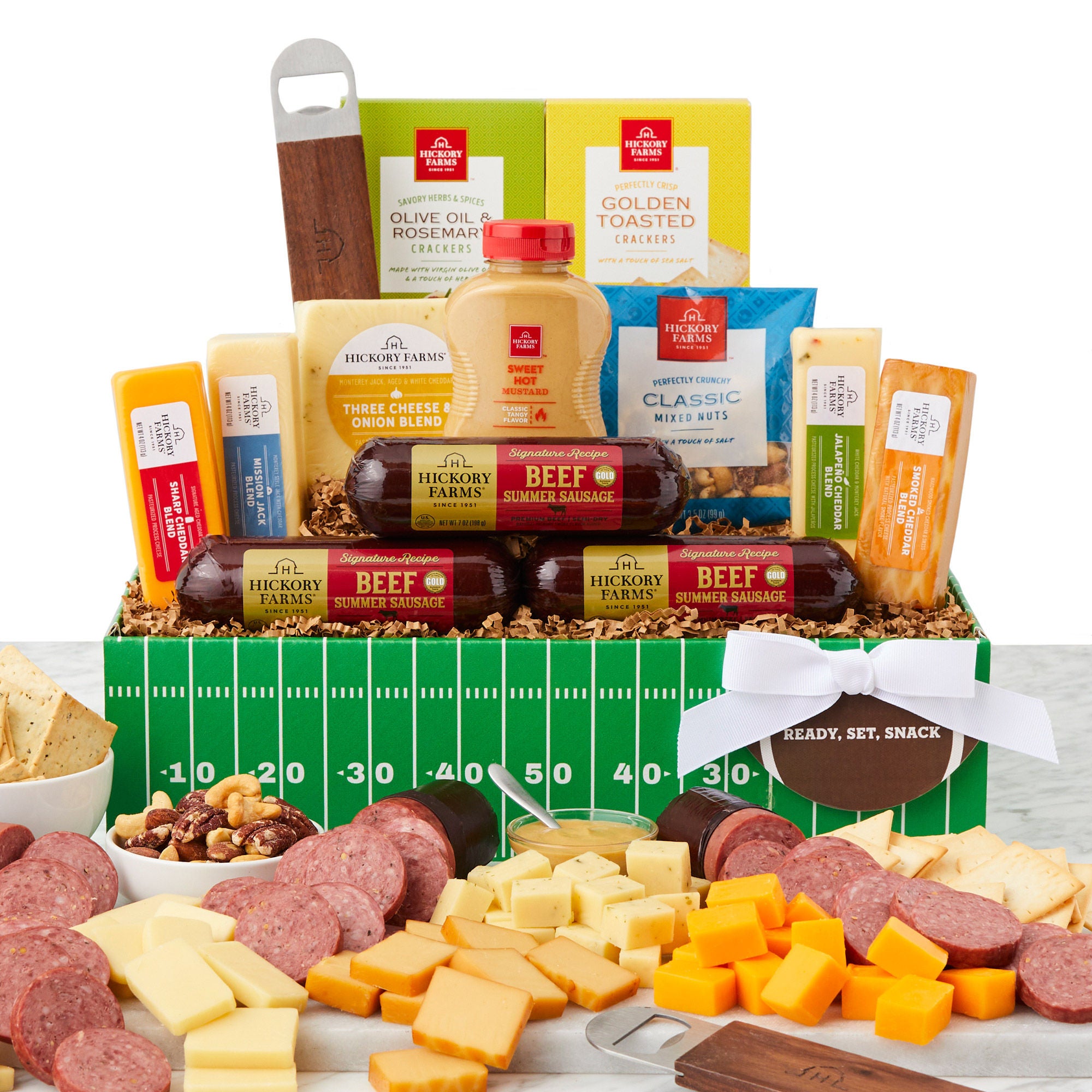 Hickory Farms Game Day Favorites Gift Box, 3.781 lbs Total | Costco