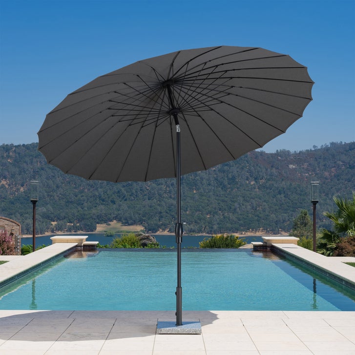 costco.com patio umbrella Costco Square Cantilever Replacement Canopy 463095 SunVilla 11' Modern Flat Commercial