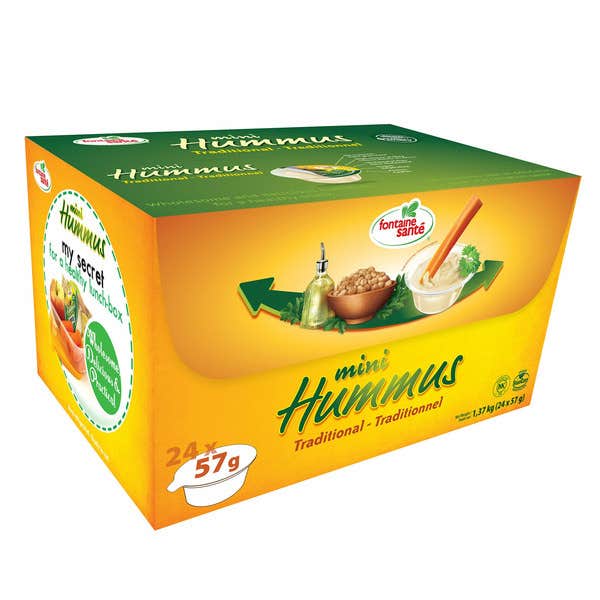 Fontaine Santé traditional mini hummus
