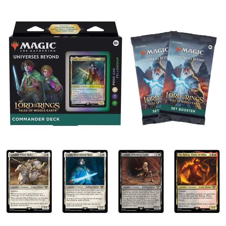 The Lord of the Rings スターターデッキ Magic: The Gathering The Lord of the Rings Commander Bundle – Food