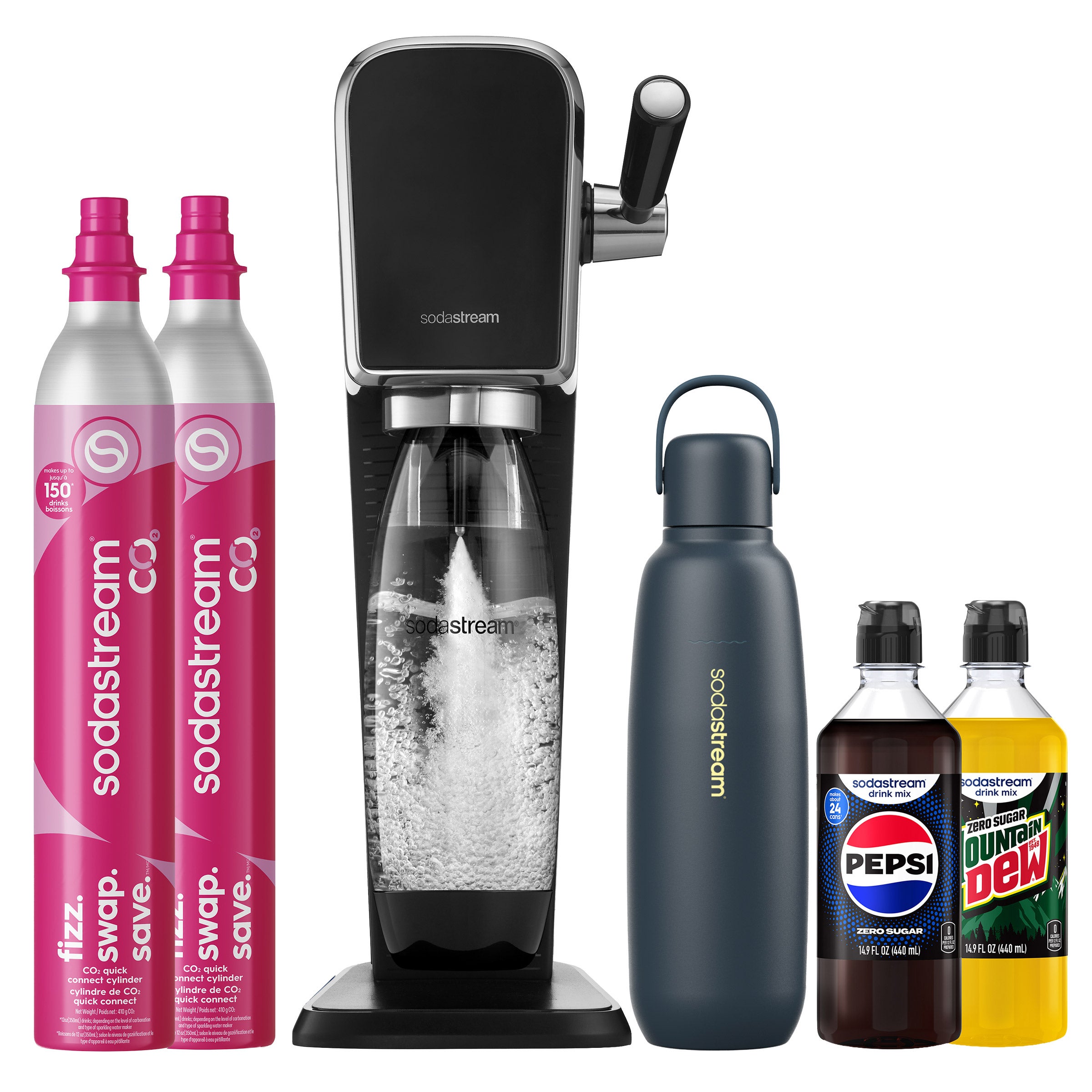 SodaStream Art Sparkling Water Maker Bundle