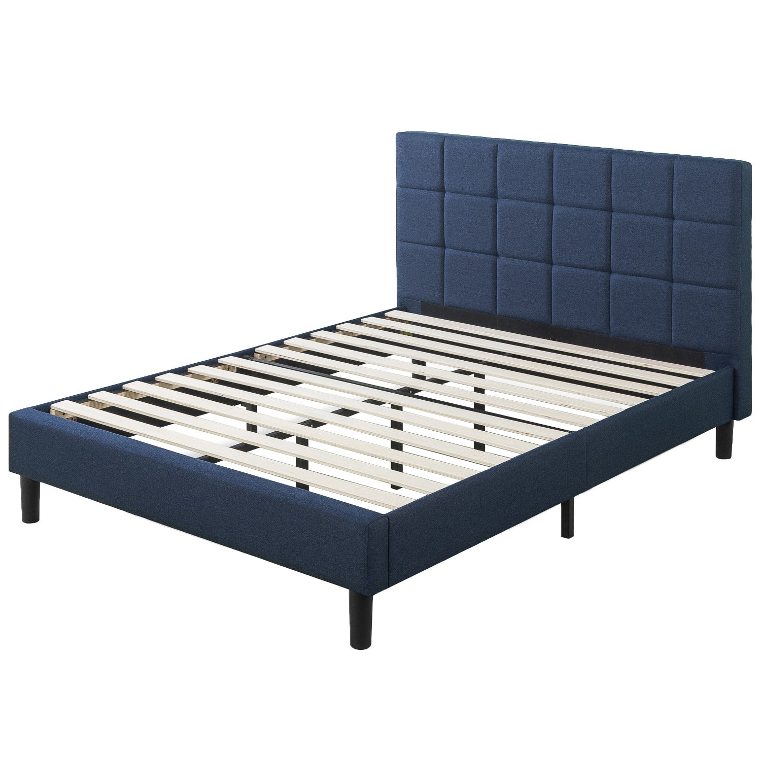 Blackstone by Zinus Upholstered Square Stitched Platform Bed | Costco