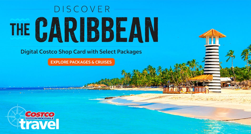 Discover the Caribbean. Digital Costco Shop Card with select packages. Explore Packages and cruises. Costco wholesale travel.