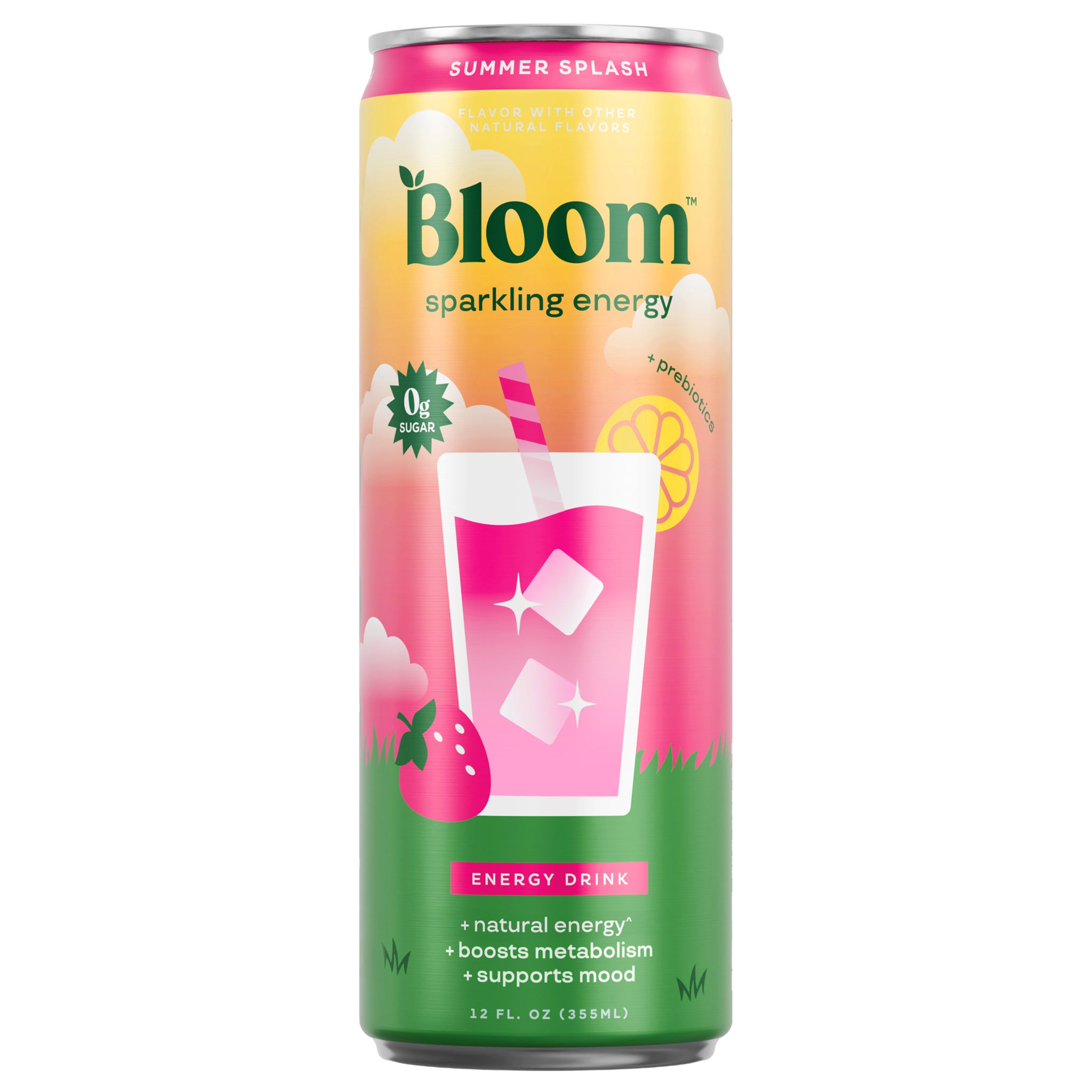 【tadasu】美品　ZOGAKIN BLOOM Bloom Sparkling Energy, Summer Splash, Strawberry Lemonade, 12 fl