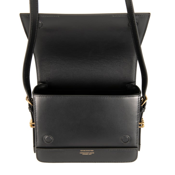 Burberry Grace Leather Shoulder Bag, Black | Costco