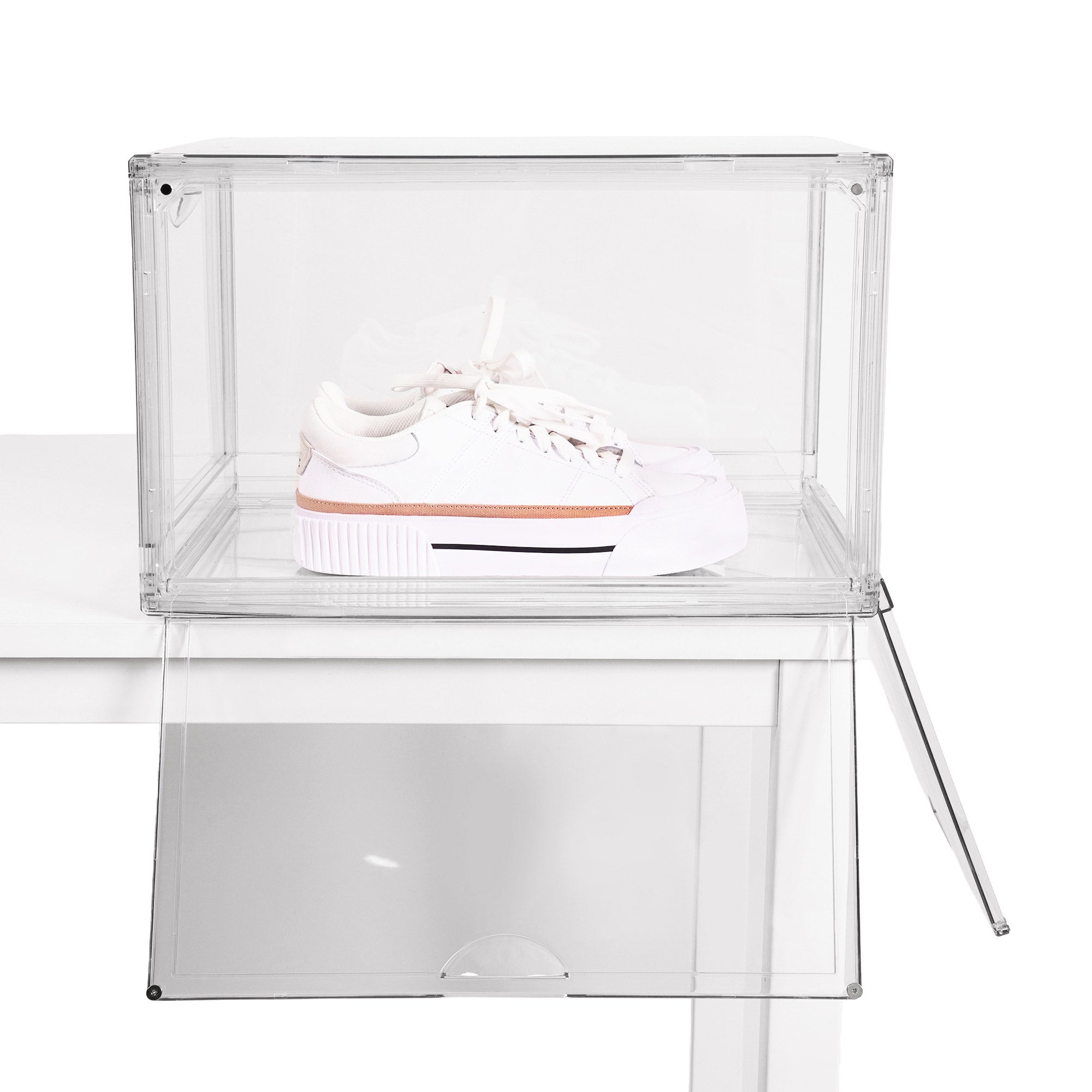 Clear Stackable Shoebox & Organizer, 4-pack | Costco