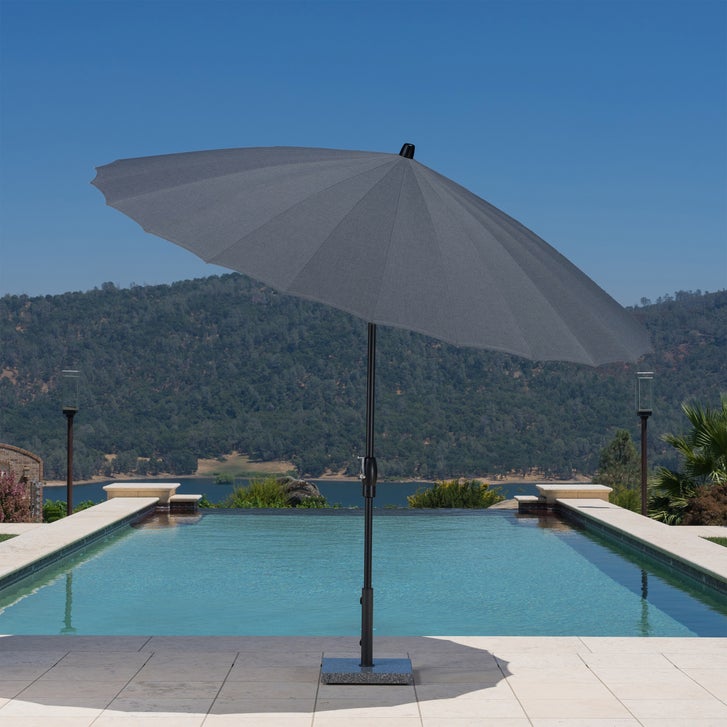 10 foot round patio umbrella Ft. Outdoor with Base, Ecru Enjoy 79 square feet of shade which means more room between you PURPLE LEAF 10ft Durable Outdoor