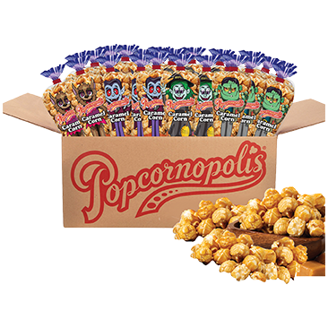 Popcornopolis Halloween Monster Caramel Corn Mini Cones