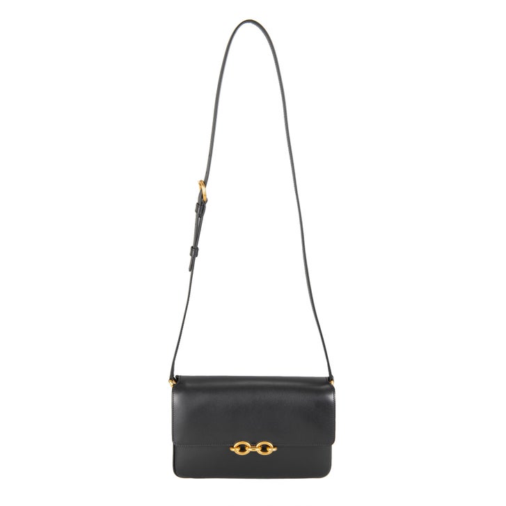 YSL Satchel Le Maillon Queens Bag Nero, Black | Costco