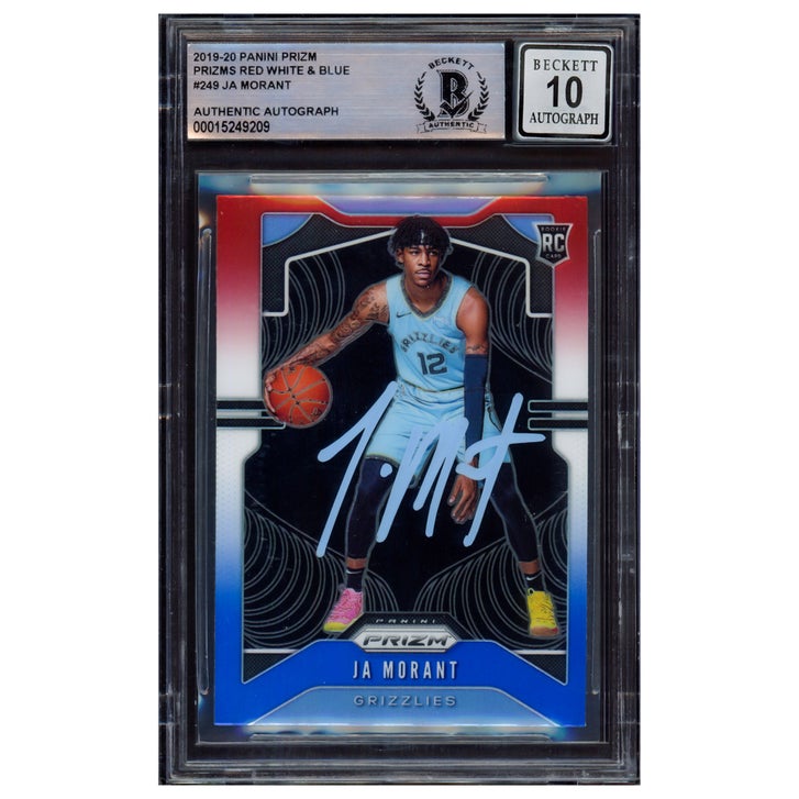 ja morant graded rookie card 2019-20 Panini Donruss #202 Rated RC Basketball PSA 10 Gem Mint : Collectibles & Fine Art Ja Morant 2019-20 Panini Mosaic