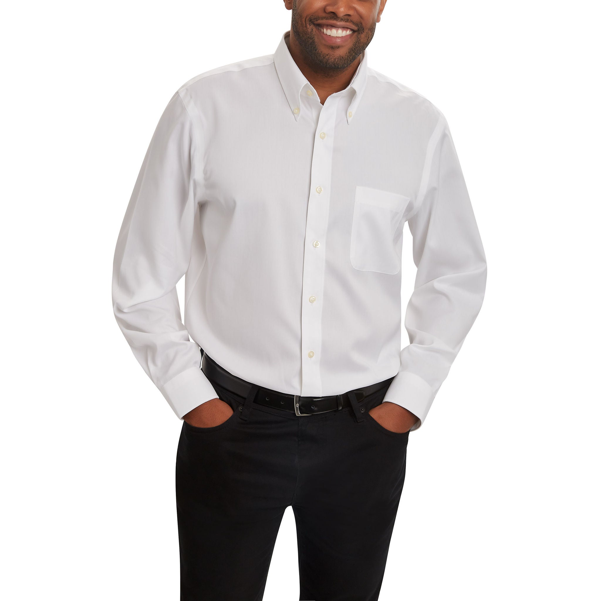 kirkland button down dress shirts Signature Men's 100% Cotton Tailored Fit Shirt White 16 x 35 : Clothing, Shoes & Jewelry superior quality Button Down Kirkland Mens White