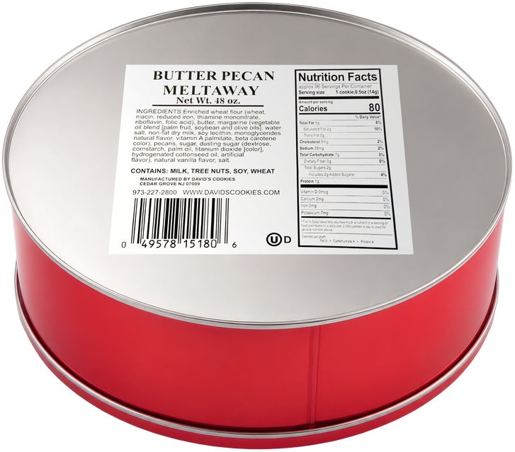 David's Cookies Butter Pecan Meltaways, 48 oz | Costco