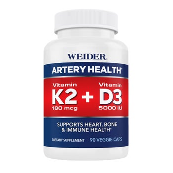 Artery Health with Vitamin K2 Plus D3, 90 Veggie Caps