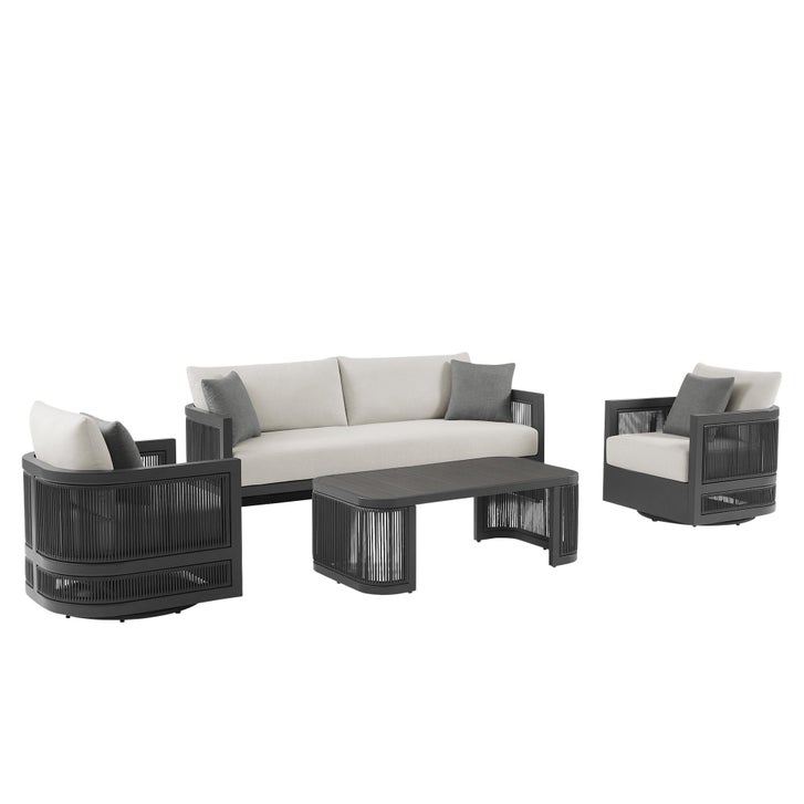 Henredon Annalise 4-piece Outdoor Patio Seating Set | Costco