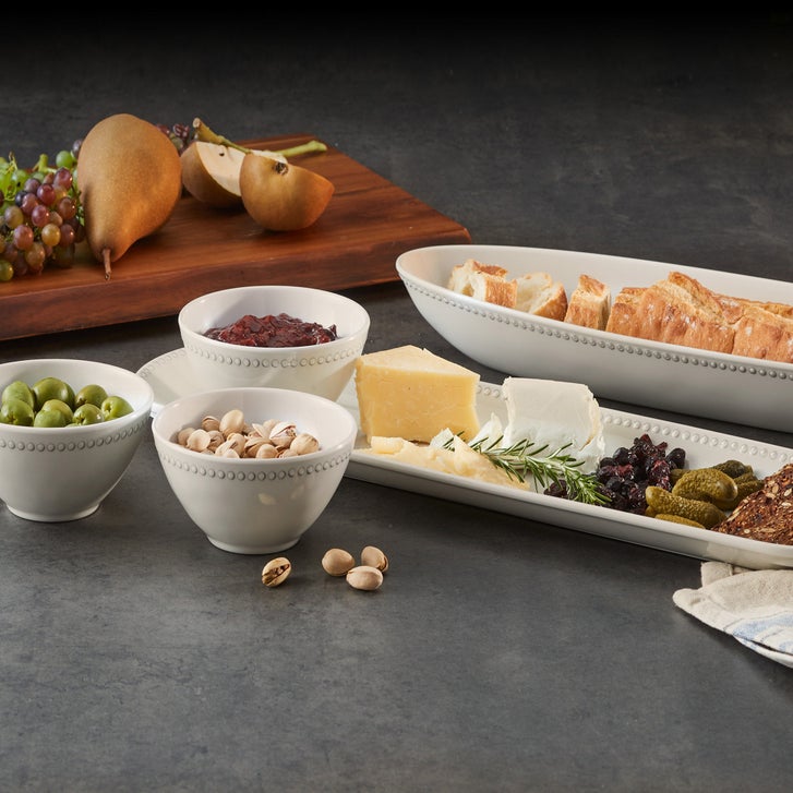デパコスセット Pandex 5-piece Beaded Melamine Serveware Set | Costco