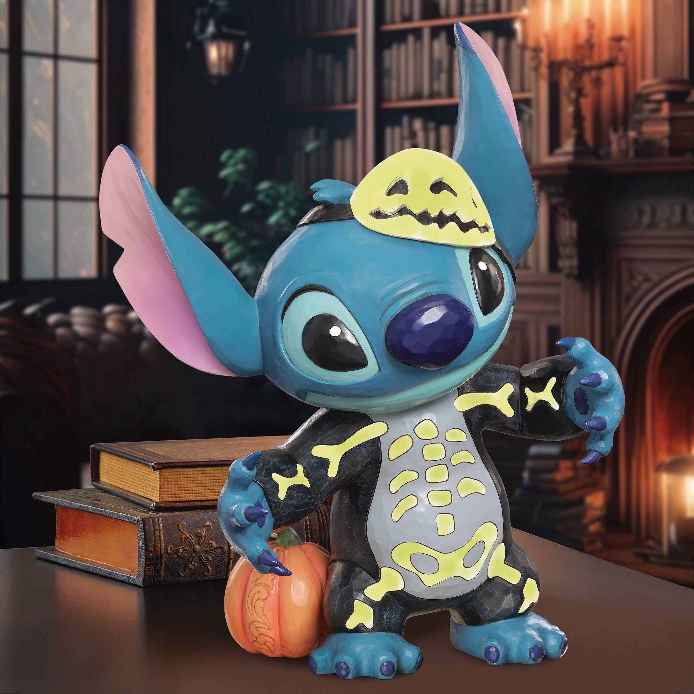 17-inch Disney Stitch Skeleton by Jim Shore