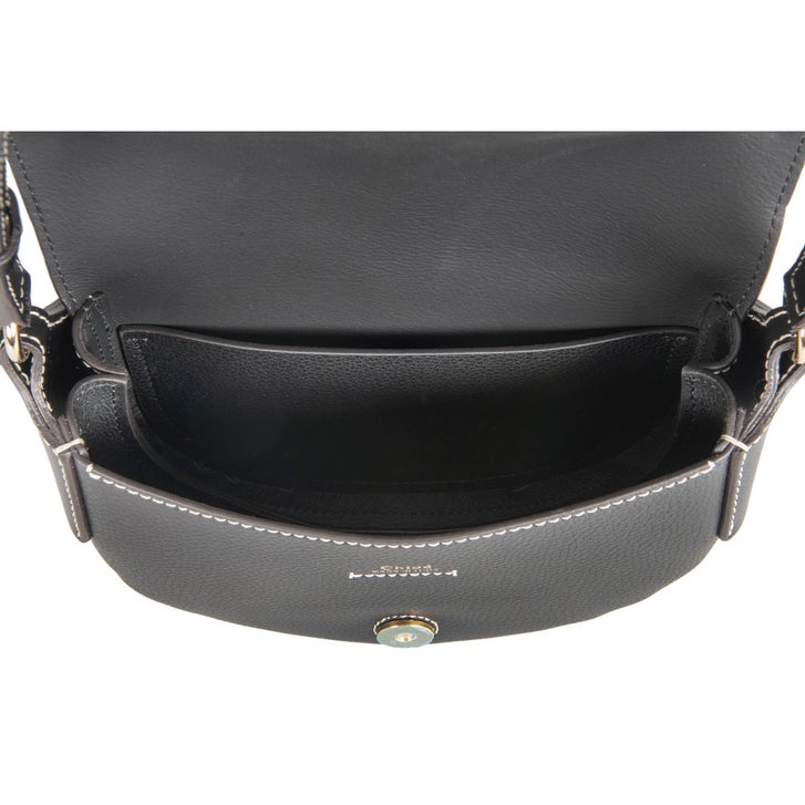 Chloe Darryl Leather Saddle Bag, Black | Costco