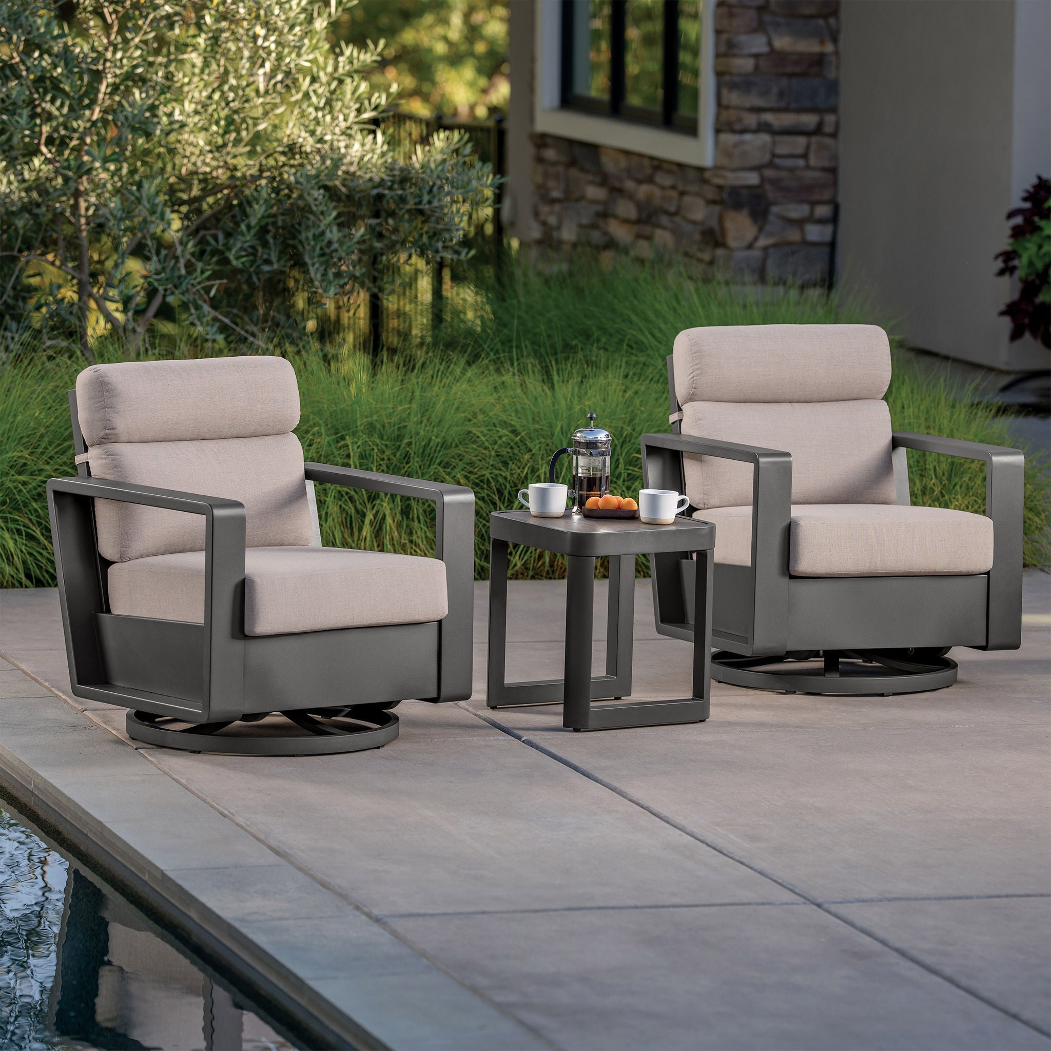 SunVilla Alden 3-piece Outdoor Patio Seating Set | Costco