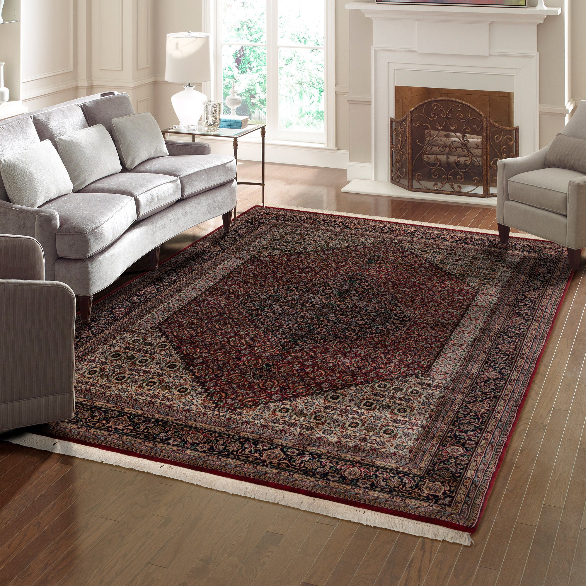 Chatsworth Hand Knotted Rug Collection, Agra Red | Costco
