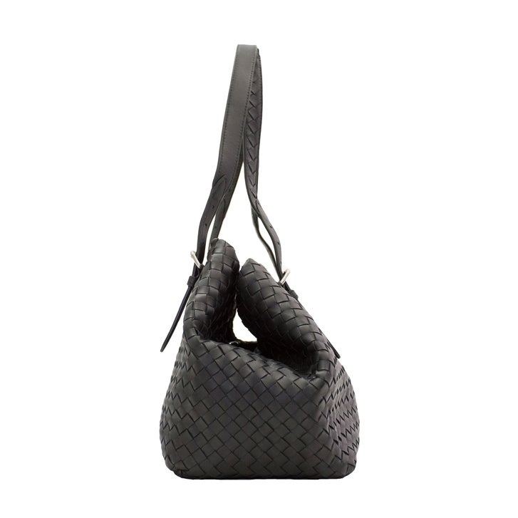 Bottega Veneta Small Roma Satchel Bag, Black | Costco