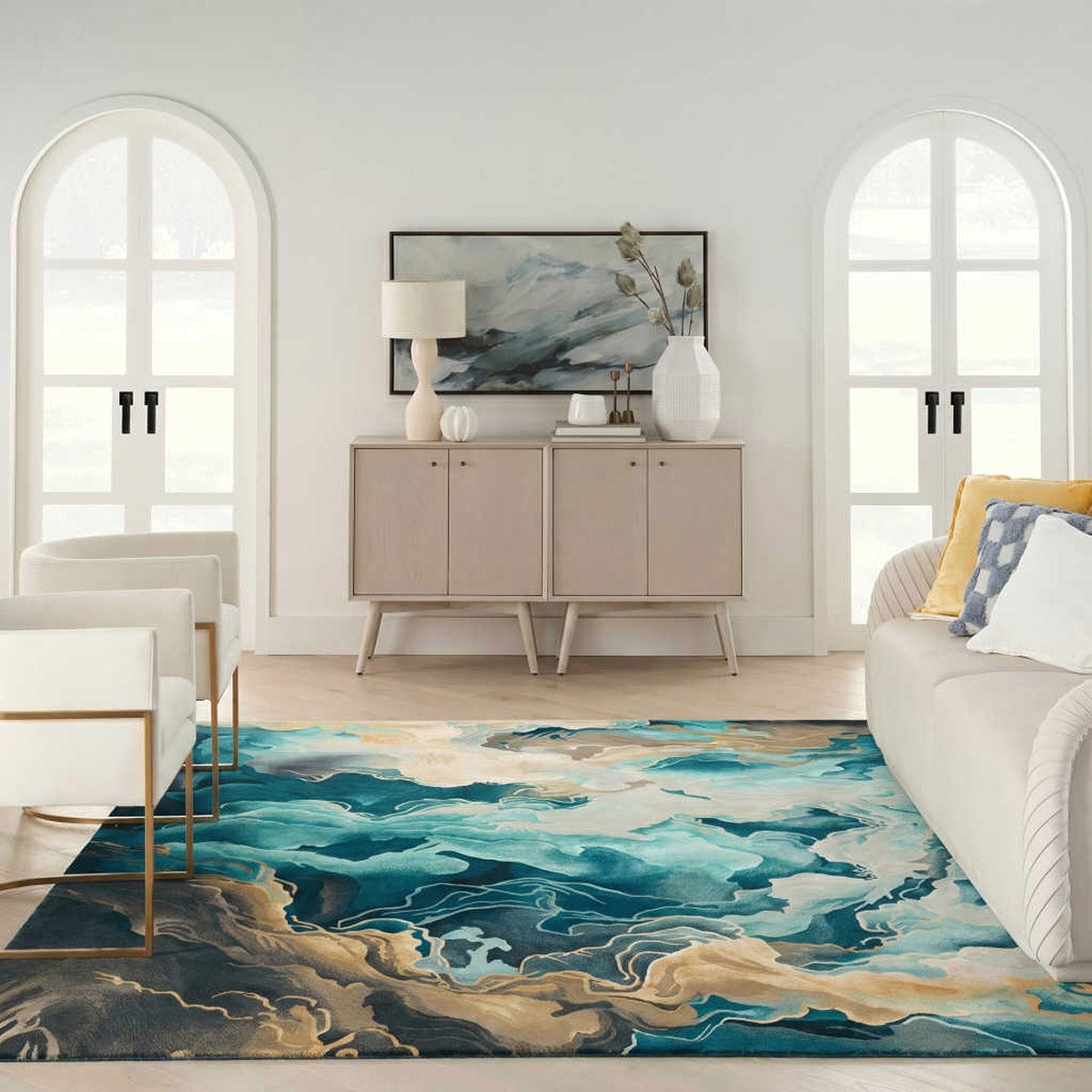 Nourison Kroma Area Rug, Vivid, 7'9” x 9'9” | Costco