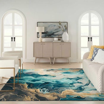 Nourison Kroma Area Rug, Vivid, 7'9” x 9'9” | Costco