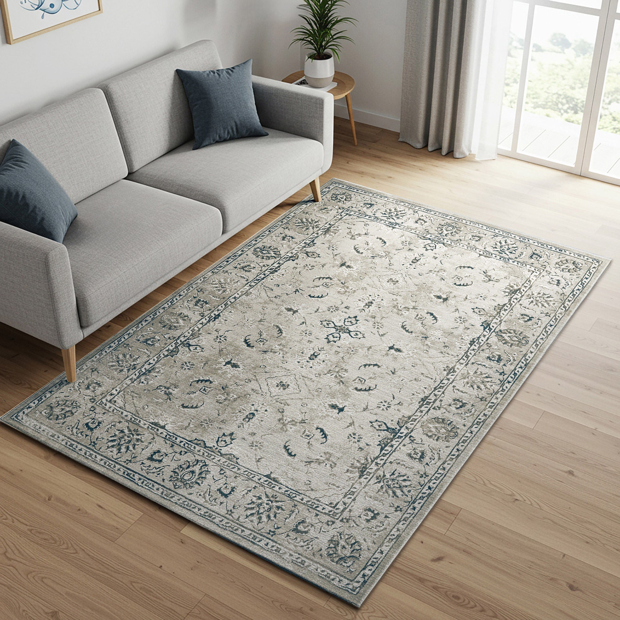 Hampton Court Area Rug Collection, Ladree Gray | Costco
