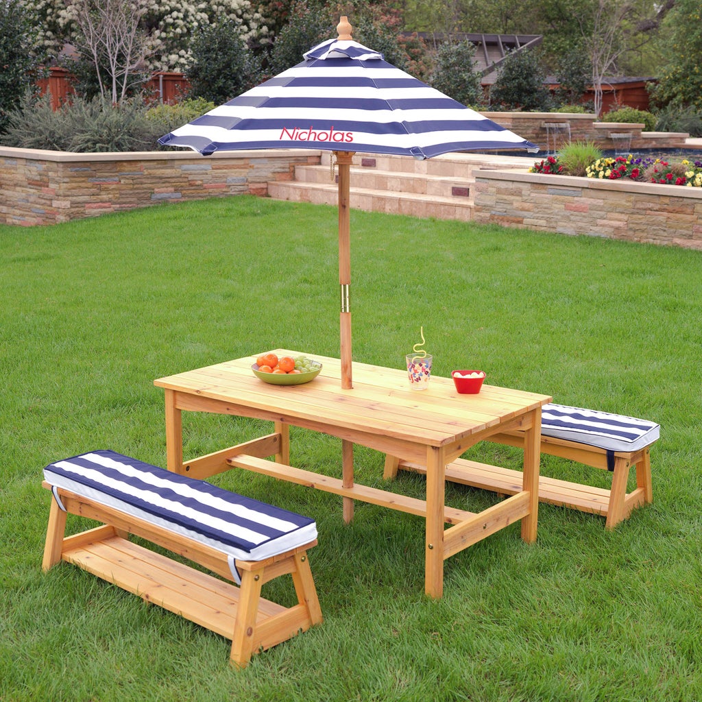 KidKraft Outdoor Table and Bench Set | Costco
