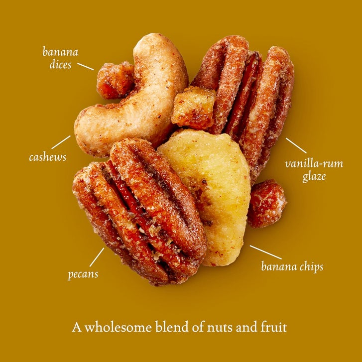 Sahale Snacks Pecans Glazed Mix, Banana Rum, 1.5 oz, 15 ct | Costco